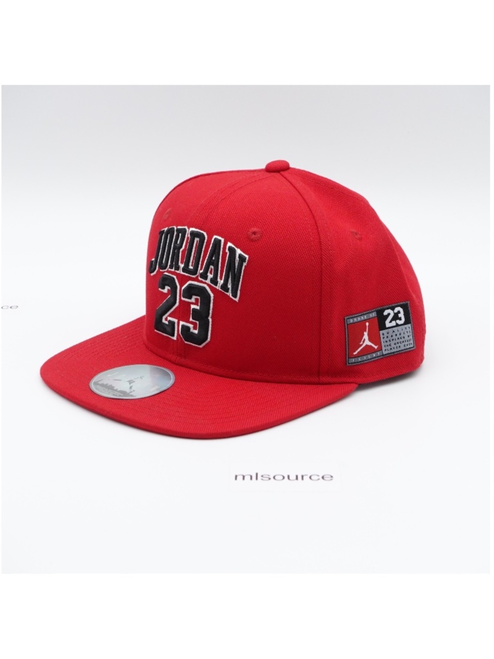 NEW Jordan Big Kid's Jersey Flat Brim Structured Cap Hat 9A0781-R78 Gym Red